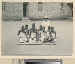 Sisal weaving class, Mihecani, Mozambique, ca.1925