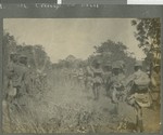 Column moving off, Cabo Delgado, Mozambique, April 1918