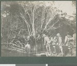 Repairing temporary bridge, Cabo Delgado, Mozambique, August 1918
