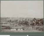 Column carriers crossing a river, Cabo Delgado, Mozambique, August 1918